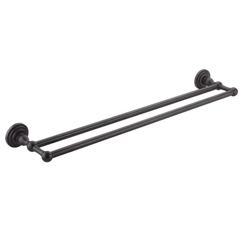 Держатель полотенец двойной WasserKRAFT  Isar (K-7340) темная бронза