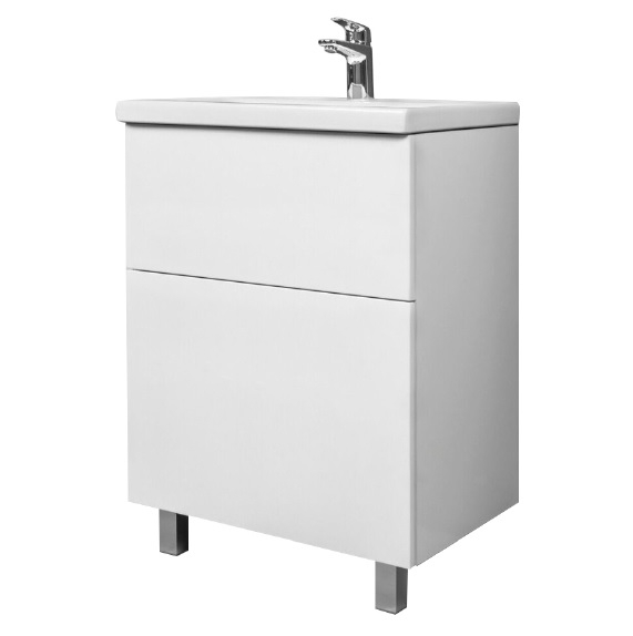 Тумба под раковину 60 см Am.Pm Gem (M90FSX06022WG32), белая