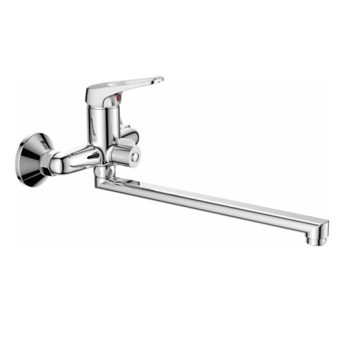 Смеситель для ванны Haiba (HB2213) с длинным изливом и душевой лейкой