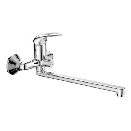 Смеситель для ванны Haiba (HB2215) с длинным изливом и душевой лейкой