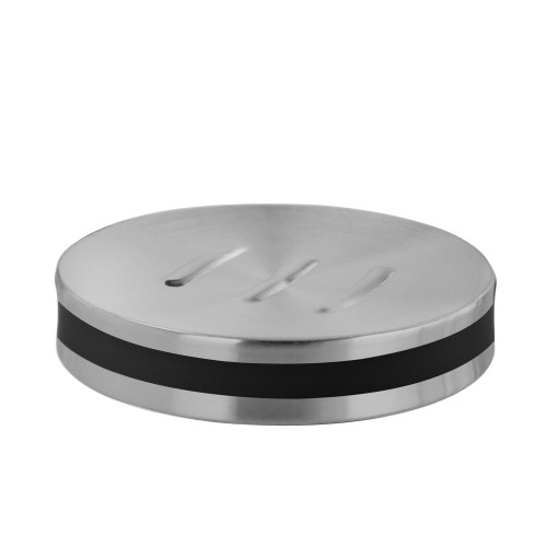 Мыльница WasserKRAFT Wern (K-7529) черная/сталь