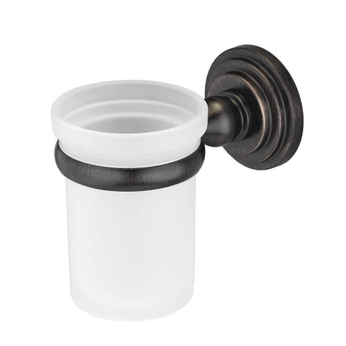 Подстаканник одинарный WasserKRAFT  Isar (K-7328) темная бронза Подстаканник одинарный WasserKRAFT  Isar (K-7328) темная бронза