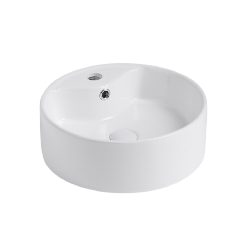 Раковина накладная круглая ABBER серия Bequem (AC2104) белая