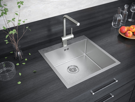 Смеситель для кухни PAULMARK SPRING (Sp212067-BS), брашированная сталь