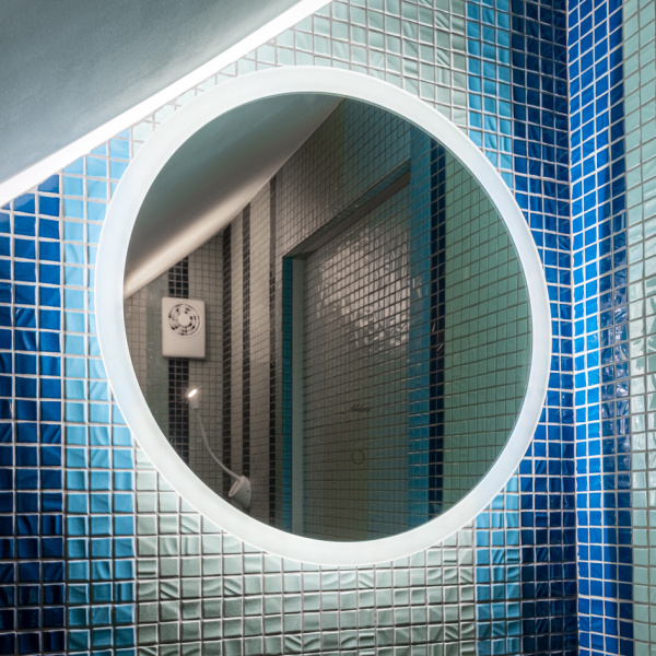 Зеркало с LED-подсветкой MELANA 600 (LED048) круглое, сенсор