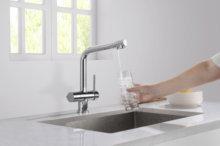 Смеситель для кухни Timo Saona (2396/00F) с подключением фильтра