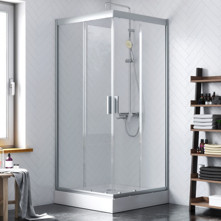 Душевое ограждение 90х90 см Damixa Skyline Square(DX35WG-403-090MT) без поддона
