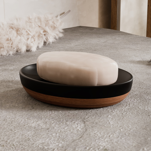 Мыльница WasserKRAFT Vils (K-6129) черная