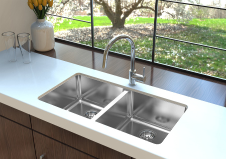 Смеситель для кухни KANTERA Cignus 37 KTR037-BR (44714) с выдвижной лейкой