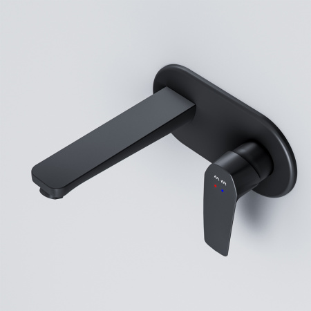 Смеситель для раковины, монтируемый в стену Am.Pm Gem (F90A72222) черный