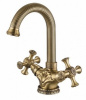 Смеситель для раковины ZORG Antic (A 6008U-BR), античная бронза