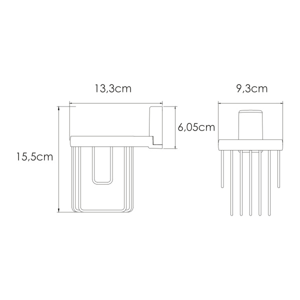 Держатель освежителя WasserKRAFT  Leine (K-5045)