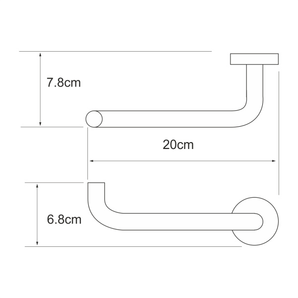 Держатель туалетной бумаги WasserKRAFT  Rhein (K-6296)