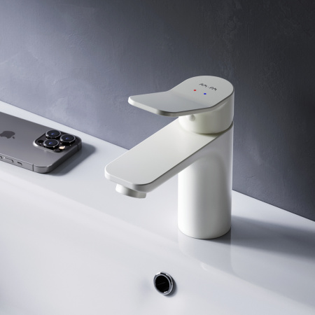 Смеситель для раковины Am.Pm серия X-Joy (F85A02133) белый матовый