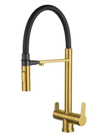Смеситель для кухни с подключением к фильтру ZORG MAGNIT (SZR-3030 BRONZE) бронза
