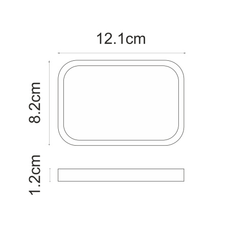 Мыльница WasserKRAFT Paar (K-4229) черная
