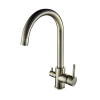 Смеситель для кухни Osgard Gron Plus (87973) с подключением к фильтру, бронзовый