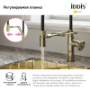 Смеситель для кухни с гибким изливом IDDIS Grange (GRAMGFLi05), золото