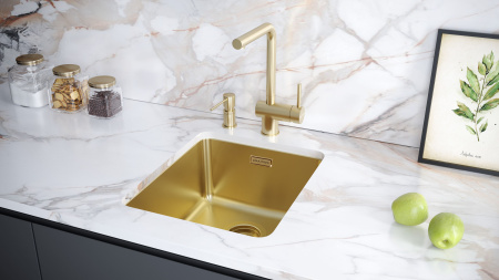 Смеситель для кухни PAULMARK SPRING (Sp212067-LG), светлое золото