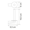Держатель туалетной бумаги WasserKRAFT  Kammel (K-8397)