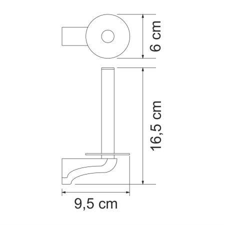 Держатель туалетной бумаги WasserKRAFT  Kammel (K-8397)