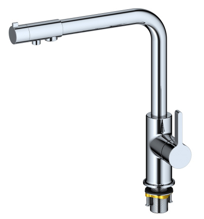 Смеситель для кухни Timo Hette (1026/00F) с подключением к фильтру