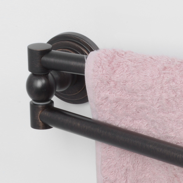 Держатель полотенец двойной WasserKRAFT  Isar (K-7331) темная бронза