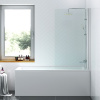 Душевая шторка на ванну 80х140 см Damixa Skyline (DX35WBS-D080-140MT) поворотная