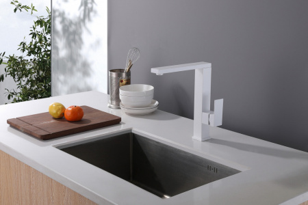 Смеситель для кухни ABBER Daheim (AF8214W) белый Смеситель для кухни ABBER Daheim (AF8214W) белый