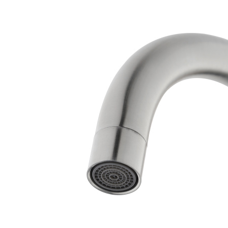 Смеситель для раковины AQUEDUC (345318) с поворотным изливом, сталь