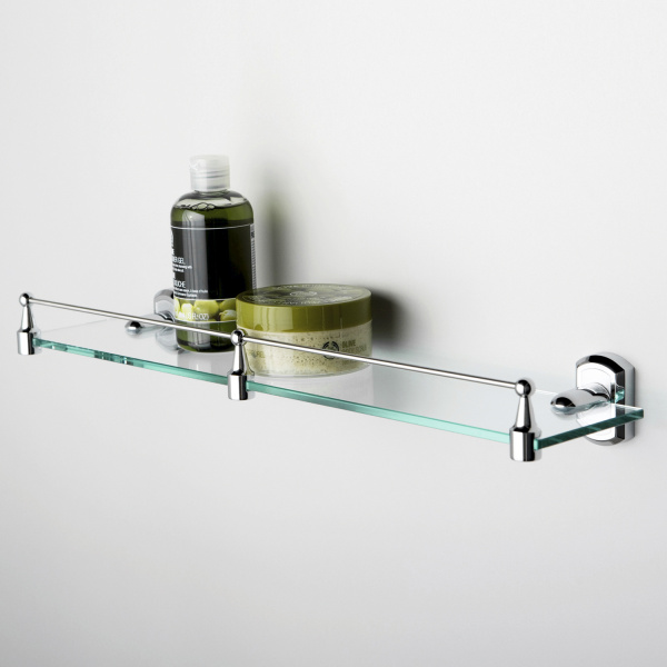 Полка стеклянная с бортиком WasserKRAFT  Oder (K-3044)