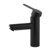 Смеситель для раковины AQUEDUC (345327) с фиксированным изливом, черный