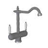 Смеситель для кухни с подключением к фильтру FLORENTINA Ария FL (333.21H.2113.307) серый шёлк