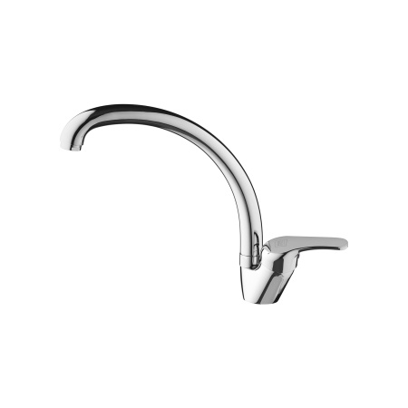 Смеситель для кухни AQUEDUC (345384) с поворотным изливом  и боковой ручкой, хром