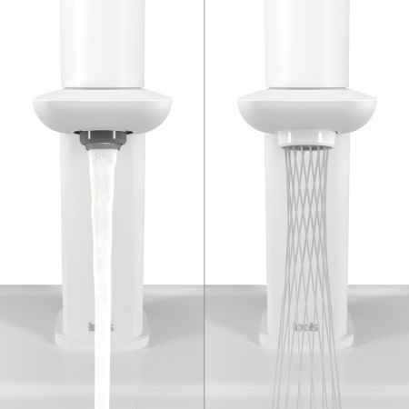 Смеситель для умывальника IDDIS Slide (SLIWTBTi01) белый матовый