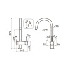 Смеситель для кухни OMOIKIRI Yamada (4994224) с подключением к фильтру