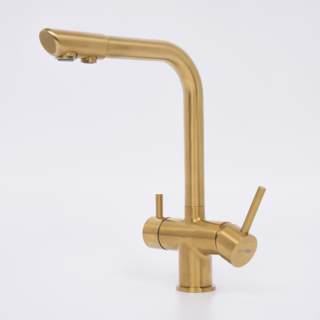 Смеситель для кухни под фильтр WasserKRAFT Kitchen (A8387), золото