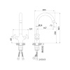 Смеситель для кухонной мойки IDDIS серия Acros (ACRSB00i05)
