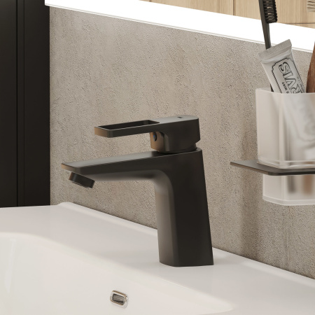 Смеситель для раковины IDDIS Bild (BILBL00i01) черный матовый