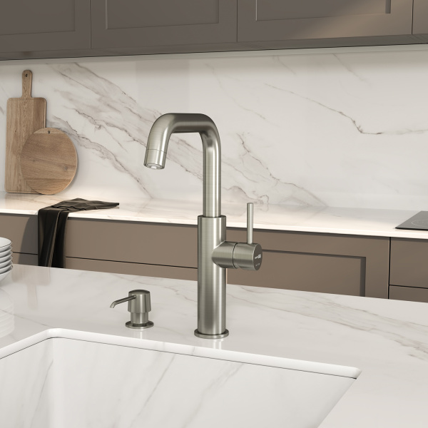 Смеситель для кухни под фильтр WasserKRAFT Kitchen (A8527) сталь