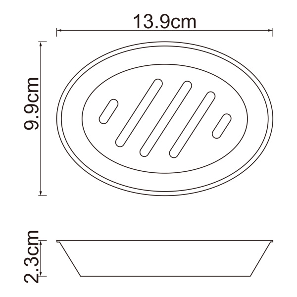 Мыльница WasserKRAFT Ruwer (K-6729) сталь