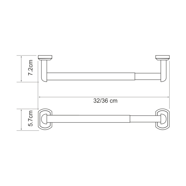 Держатель бумажных полотенец WasserKRAFT  Oder (K-3091)