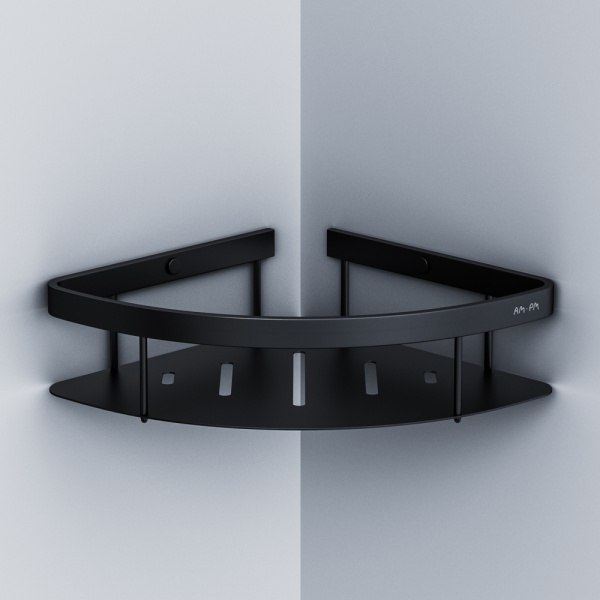 Полка для душа угловая Am.Pm Sense L (A7454122) черная