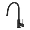 Смеситель для кухни с гибким изливом IDDIS Kitchen 360 (K36BLJ0i05), черный матовый