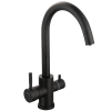 Смеситель для кухни Osgard Gron Plus (85973) с подключением к фильтру, антрацит