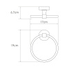Держатель полотенец WasserKRAFT  Isen (K-4060)