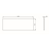 Фронтальная панель для ванны 150х70 см Am.Pm Func (W84A-150-070W-P)