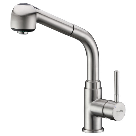 Смеситель для кухни WasserKRAFT Wern (4266) с вытяжной лейкой , никель