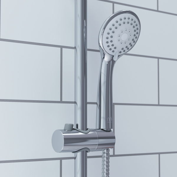 Душевой гарнитур для душа MILARDO Shower Set (3703F24M76), с верхней лейкой