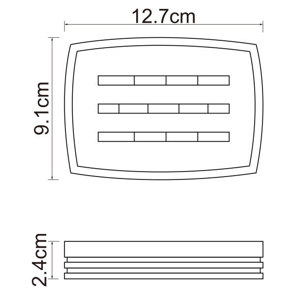 Мыльница WasserKRAFT Main (K-4729) белая